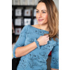 Adaptivní tričko Cindy FLOWERS blue