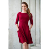 Adaptivní šaty Amalie wine - s kapsami
