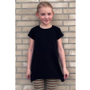 Dívčí cípaté šaty/tunika BLACK