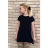 Dívčí cípaté šaty/tunika BLACK