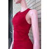Kojicí šaty SKINNY tomato red