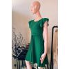 Adaptivní šaty Amalie deep green - volánky