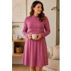 Adaptivní šaty MAUVE ROSE long