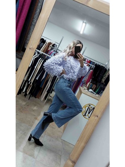 Rozšírené rifle Flarys, Modrá (Veľkosť 36)