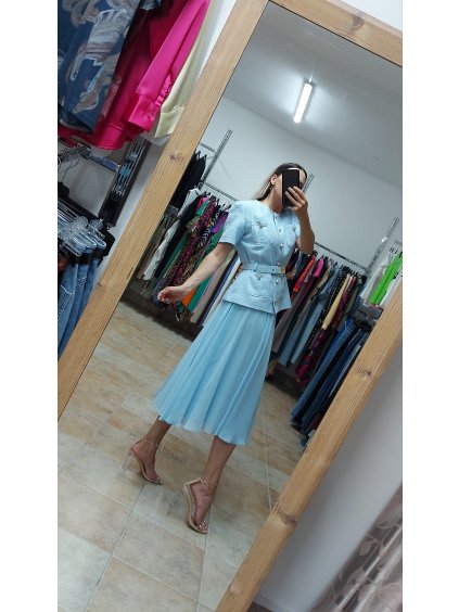 Dámsky kostým Nathaly, Bledomodrá (Veľkosť 36)