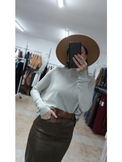 Béžový pulóver Willow, Béžová (Veľkosť UNI)