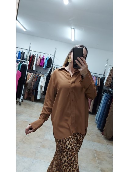 Hnedá košeľa Savana (Veľkosť S/M)