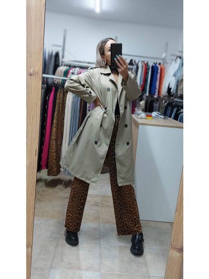 Dámsky trenčkot Cora, Béžová (Veľkosť S/M)