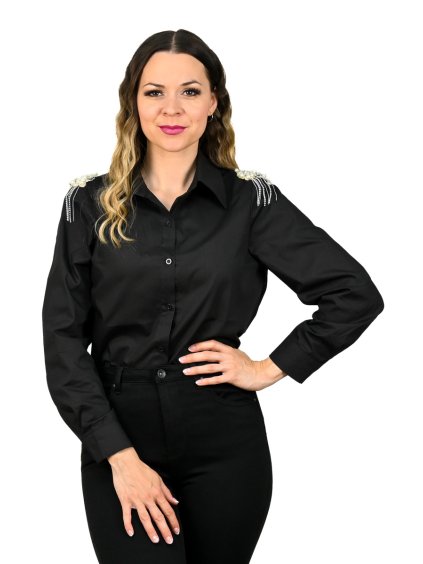 Čierna košeľa dámska (Veľkosť UNI)