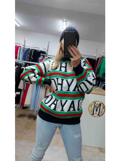 Dámsky vianočný sveter Holiday, Zelená (Veľkosť UNI)