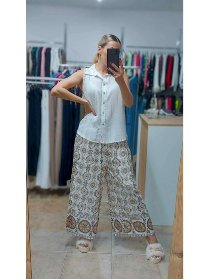 Letné nohavice pre moletky, Béžová (Veľkosť UNI)