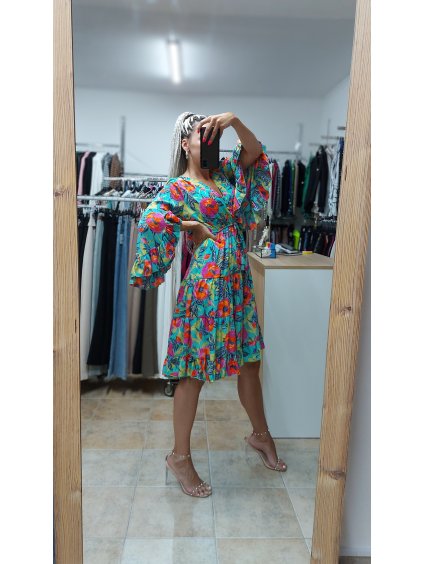 Letné boho šaty Madison, Zelená (Veľkosť UNI)