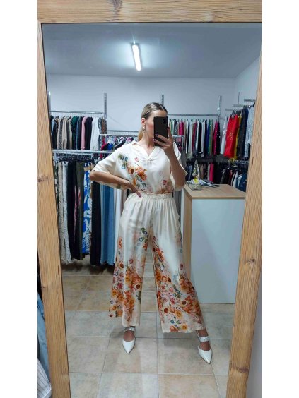 Elegantný komplet Charlotte, Krémová (Veľkosť UNI)