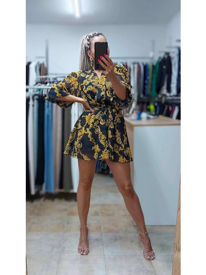 Elegantný overal Luna, Čierna (Veľkosť UNI)