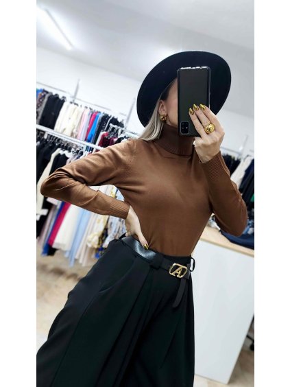 Hnedý rolák Cinnamon, Hnedá (Veľkosť UNI)