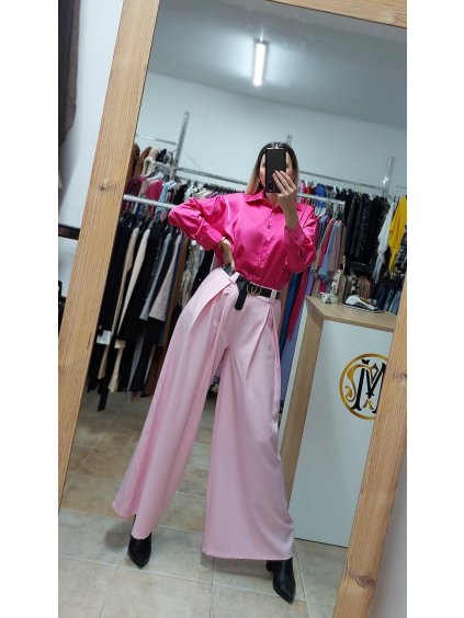 Ružové nohavice Vivienne, Ružová (Veľkosť UNI)