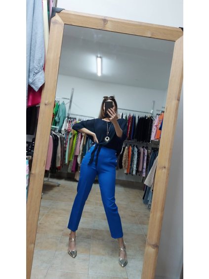 Modré nohavice Carla, Modrá (Veľkosť UNI)