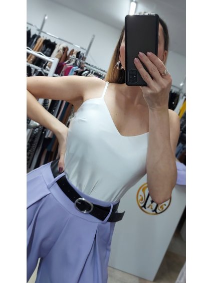 Biely top na ramienka, Biela (Veľkosť UNI)