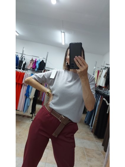 Sivý dámsky pulóver Wanda, Sivá (Veľkosť UNI)