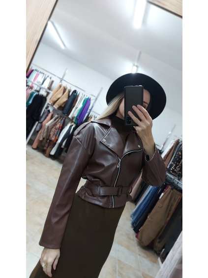 Hnedá koženka Musee (Veľkosť UNI)