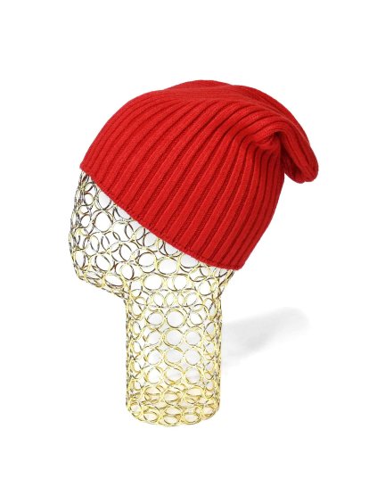 Červená čiapka dámska Tali (Veľkosť UNI)