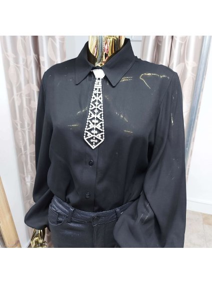 Choker náhrdelník, Strieborná (Veľkosť UNI)