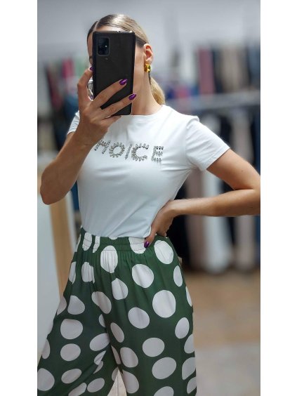 Biele tričko Choice, Biela (Veľkosť UNI)