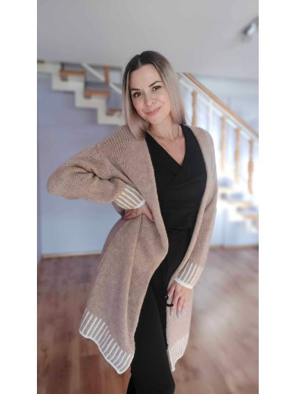 Béžový kardigán Sophia, Béžová (Veľkosť UNI)