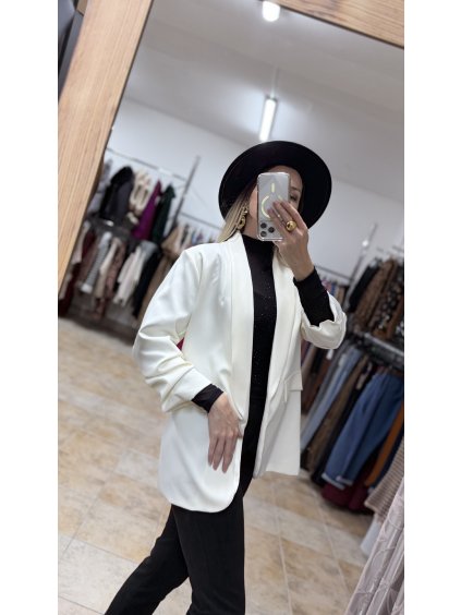 Krémové sako dámske Arlea, Krémová (Veľkosť UNI)