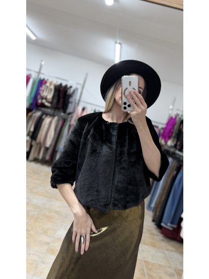 Čierna pelerína na šaty Noa (Veľkosť UNI)