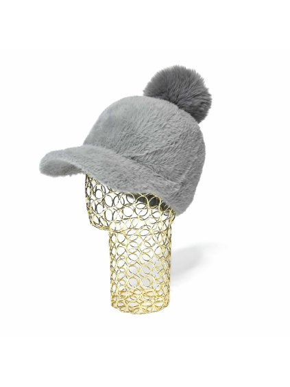 Šedá dámska šiltovka na zimu Monae UNI