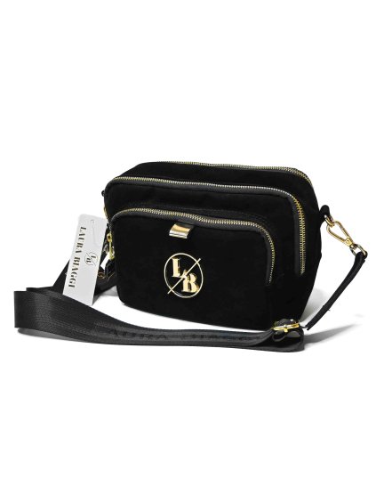 Malá čierna kabelka Laura Biaggi