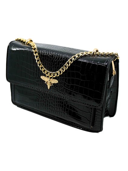 Elegantná kabelka so zlatou retiazkou