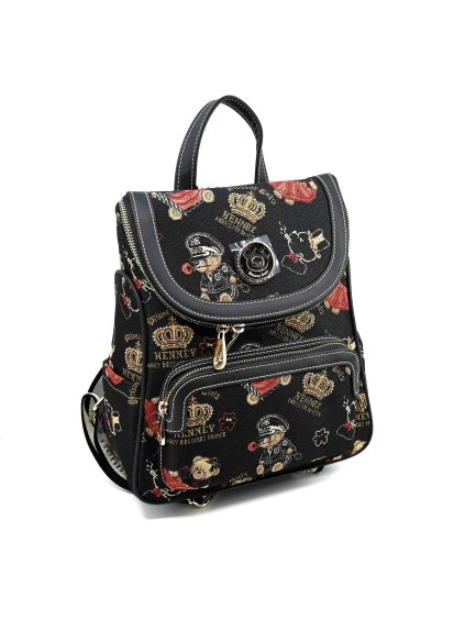 Dámsky elegantný ruksak Bear čierny