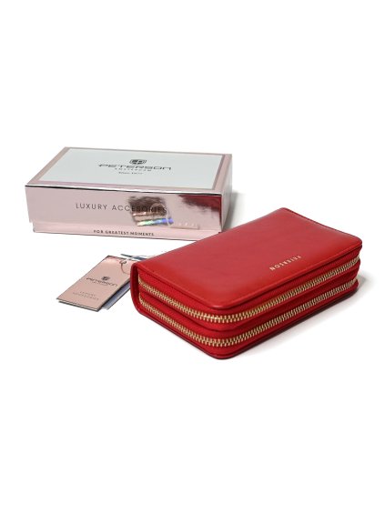 Červená dámska peňaženka Peterson