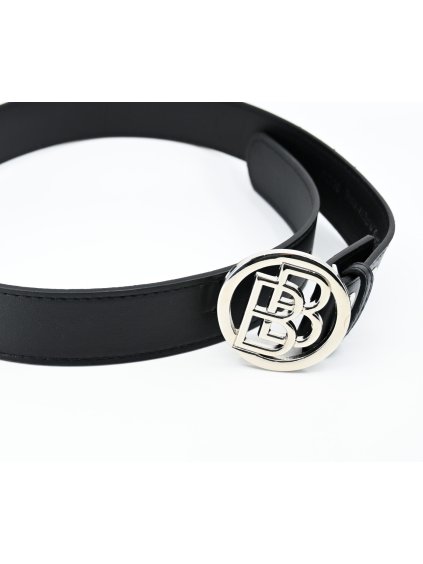Čierny opasok na šaty BB