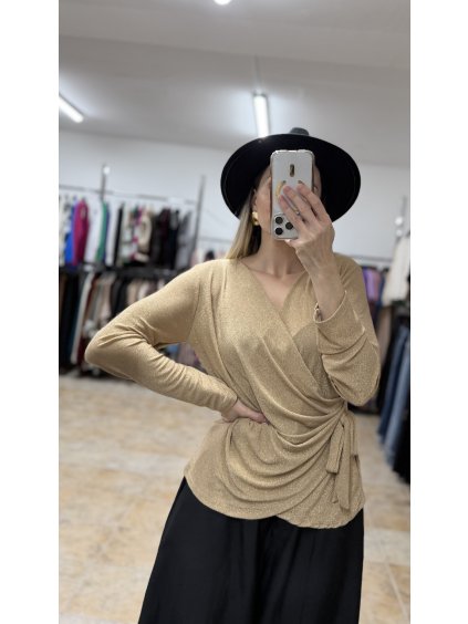 Zlatý top s dlhým rukávom Loren UNI