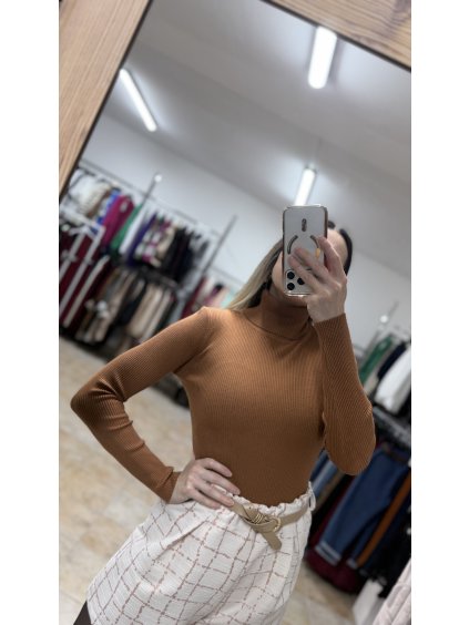 Hnedý rolák dámsky Coven UNI