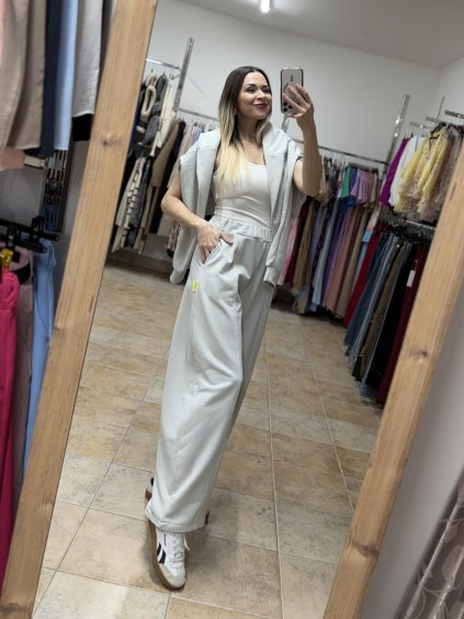 Sivé tepláky dámske Triva UNI