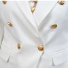 Biele sako so zlatými gombíkmi, Biela (Veľkosť S)
