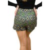 Vzorované sukňo šortky Anika, Zelená (Veľkosť S)