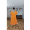 Oranžové letné šaty Naira, Oranžová (Veľkosť UNI)