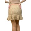 Volánová sukňa Pantera, Béžová (Veľkosť UNI)