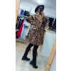Leopardí kabát, Hnedá (Veľkosť UNI)