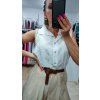 Blúzka bez rukávov Amaris, Biela (Veľkosť UNI)