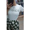 Biele tričko Choice, Biela (Veľkosť UNI)