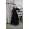 Dlhé čierne šaty Marcia, Čierna (Veľkosť UNI)