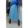Plisovaná sukňa Elodie, Modrá (Veľkosť UNI)