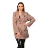 Predĺžené sako Nathalia, Ružová (Veľkosť UNI)