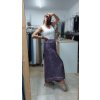 Indické nohavice Sáhira, Fialová (Veľkosť UNI)